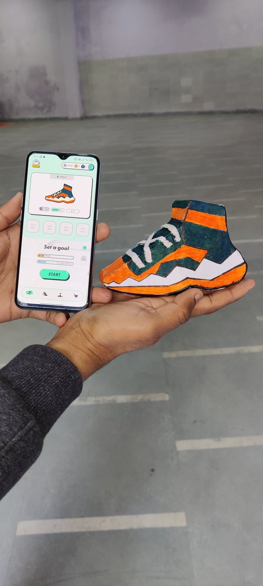 munnumkumar's tweet photo. Thankyou @Stepnofficial team for coming up with this unique #Move2Earn concept this project really amazing and i  made Walker sneaker with cardboard and also stepn tshirt 

@CM_Gilgamesh 
#stepn #Move2Earn https://t.co/1MI0Q2uQza