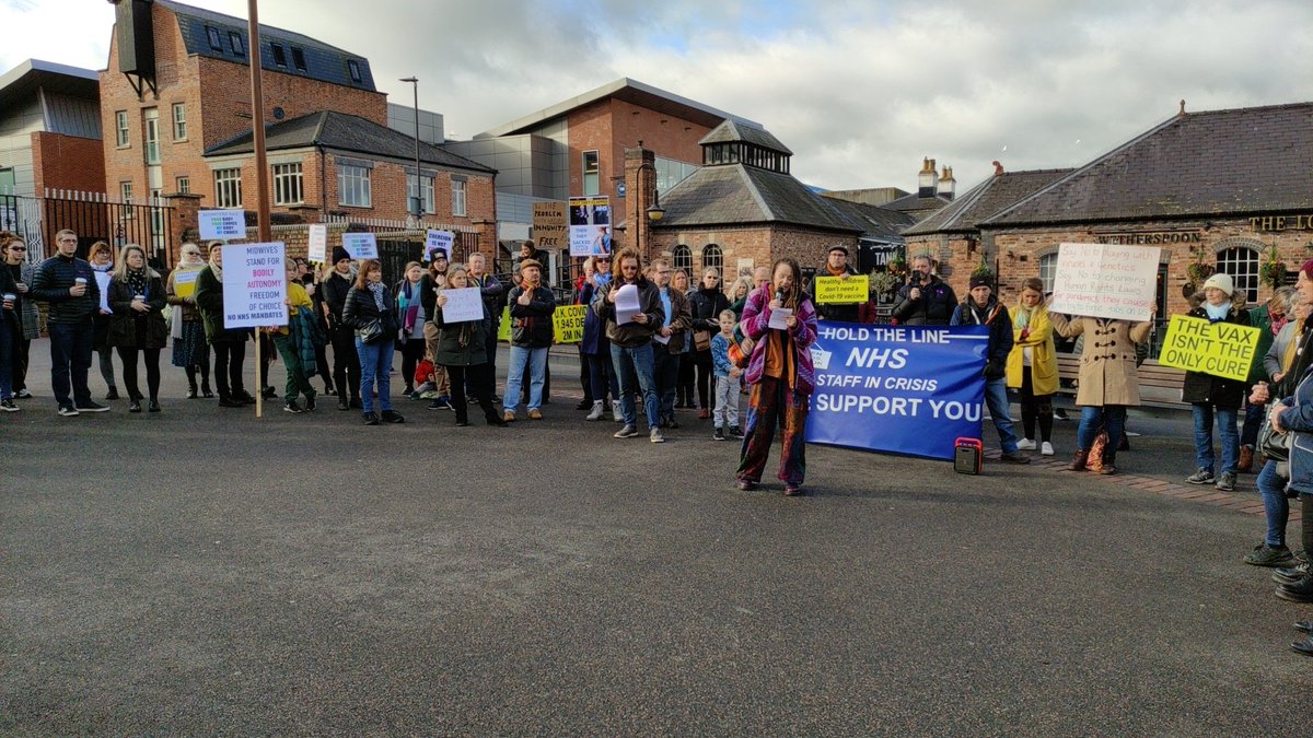 NHS Hold The Line
Event today to support care and nurse staff
#supportnhs #Gloucester #HoldTheLine #NoMandatoryVaccines