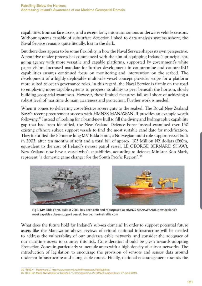 IanMacnulty's tweet photo. @_IDFOC Final pages of the article by Lt(NS) Mulcahy. https://t.co/7rcNkYf8cp