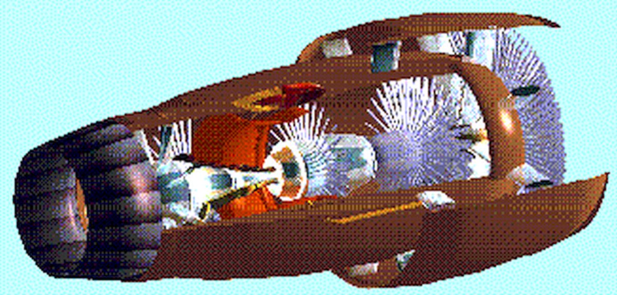 stuntpiloot's tweet photo. I am not sure when the first #Blender3d came out. My first #3dmodeling was with #ArenaDesign back in 1983 when I recall it right, the Windows 3.1 era. This was one of my first attempts. https://t.co/oZ36lwRH5N