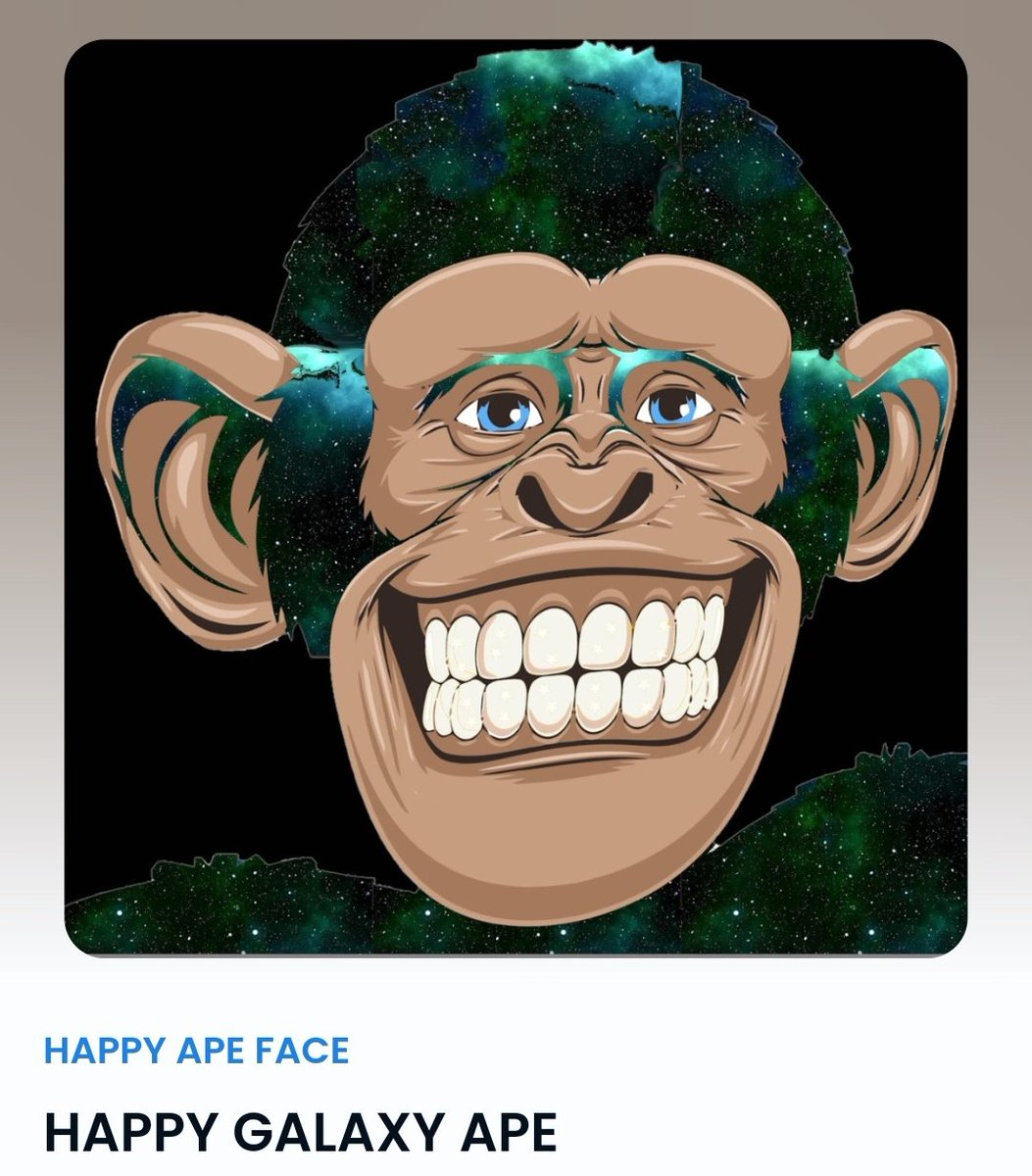 moon_hash's tweet photo. @elonmusk Hey @elonmusk how do you feel wen thinking about the Galaxy ? Are you an Happy Ape like me ?
#HAPPY #NFTs #NFTartists 
https://t.co/H7hKCd8g3W https://t.co/TWkxJlO1VY