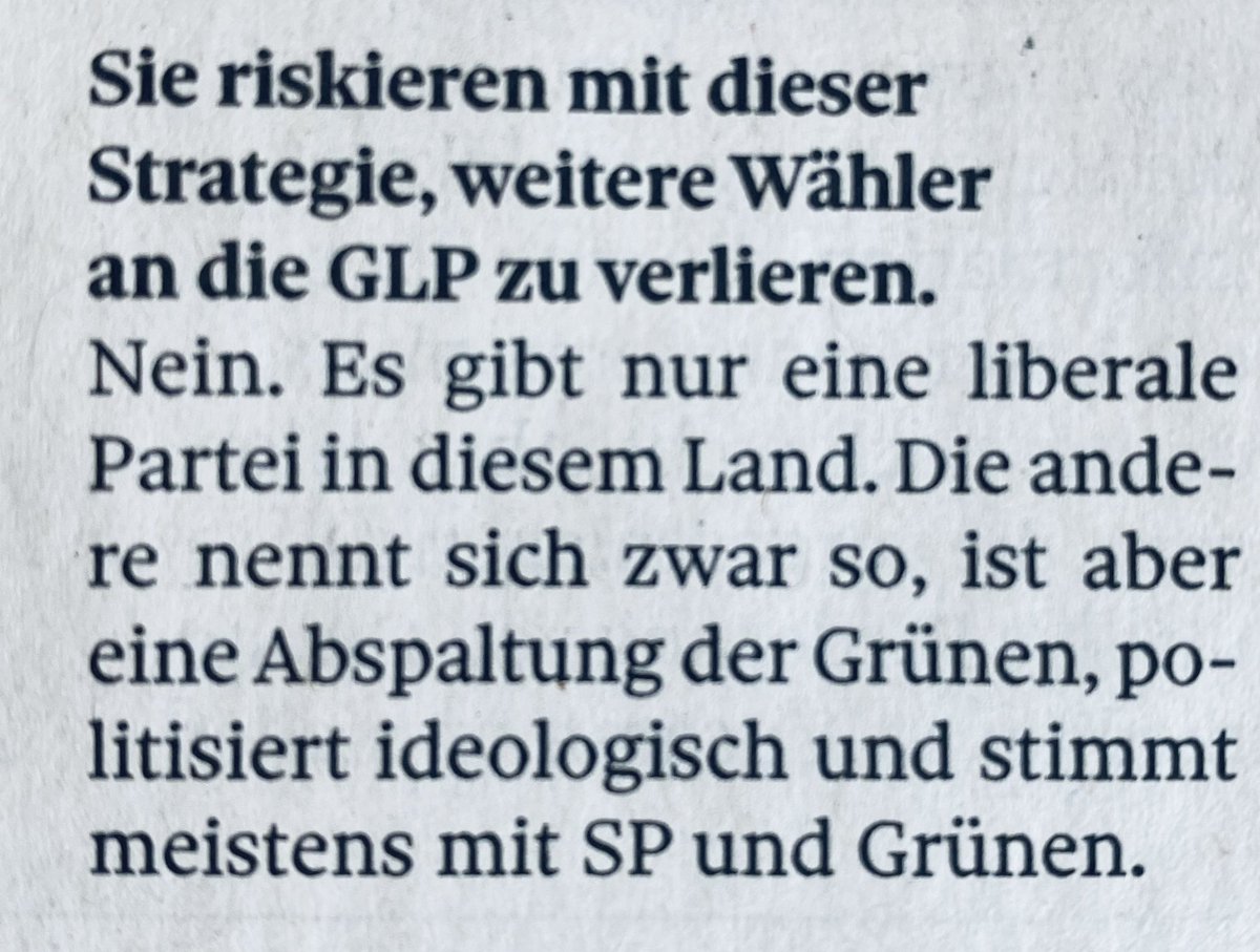 FDP-Präsident <a href="/ThierryBurkart/">Thierry Burkart</a> über die #GrünLinkePartei:
