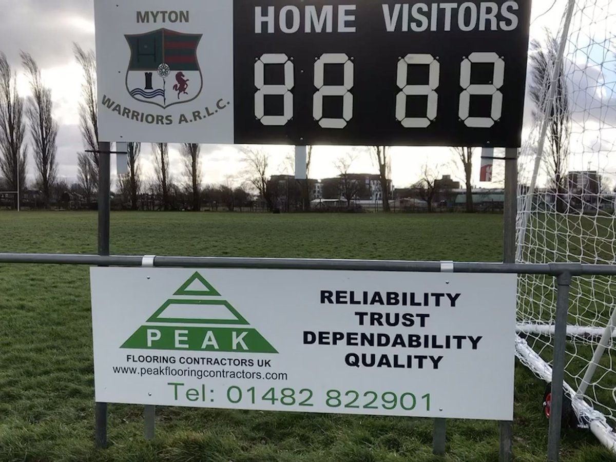 Big Thanks to Today’s @MytonWarriors v @leighminersrl 2022 @BarlaCups #BARLANationalCup 1st Round Sponsors: Matchday: @peakflooringuk Ball: John Hobman & Chan Brigham Thanks for your support 👏 Marist 2:00pm KO. Get down, watch the game & have a beer 🍻🏉🏆❤️💚#UpTheWarriors
