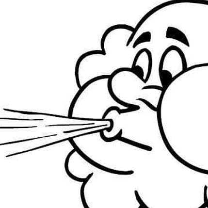 It's blowin' a hoolly out there 😮