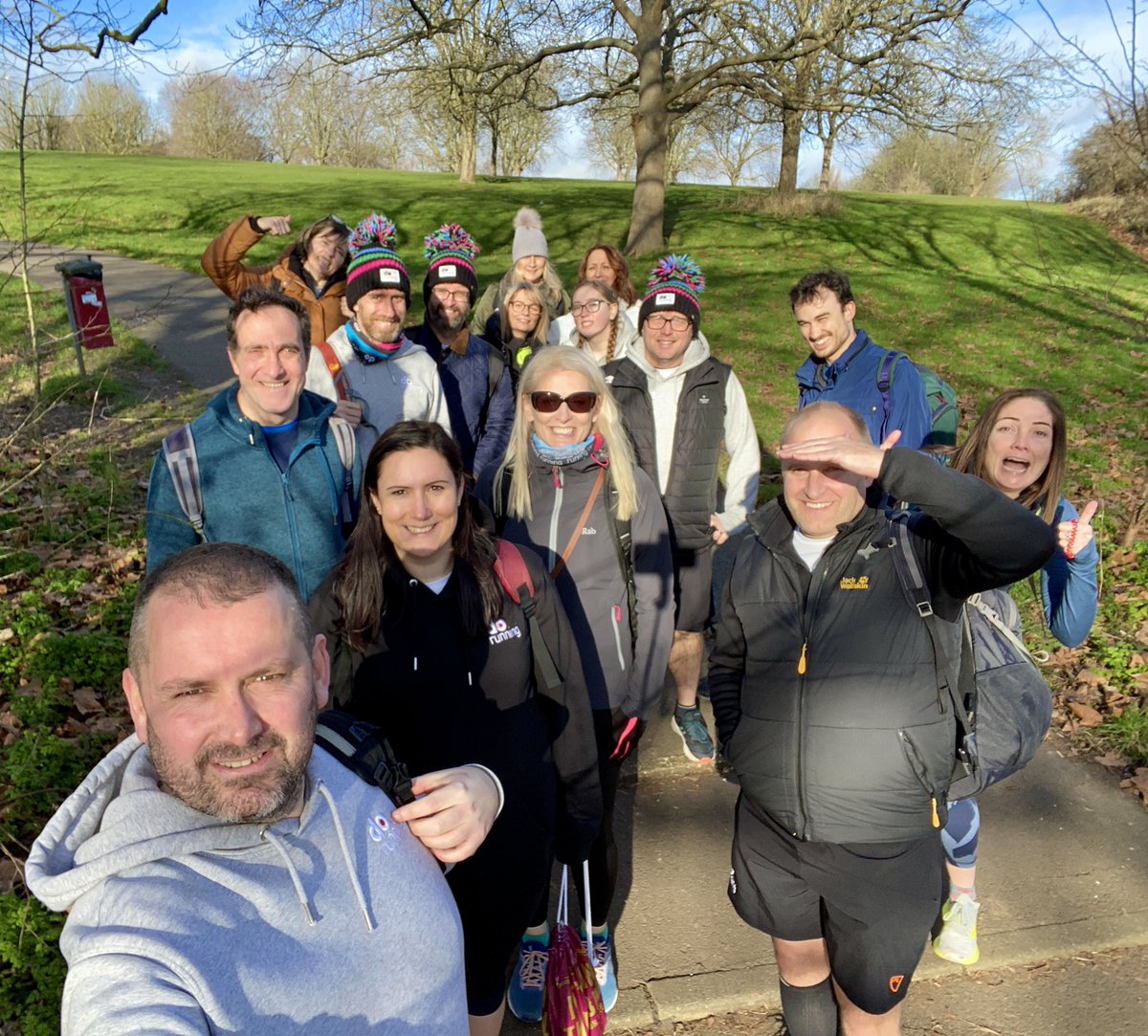 dorunning19's tweet photo. The official @dorunning19 winter away day is back… @hillyfdsparkrun in Saaf London! It certainly lived up to its name!
Now for brekkie and a day of celebrating #justDOing what we love… with @glennhancock 🙌🙌🙌
#DOrunningatparkrun https://t.co/0mi1ZWpYe4