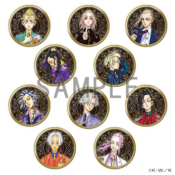 東京リベンジャーズ アルティメタルバッジコレクション　完売品　全10種 １BOX TOKYO卍REVENGERS_EX アルティメタル缶バッジコレクション 📆受注期間