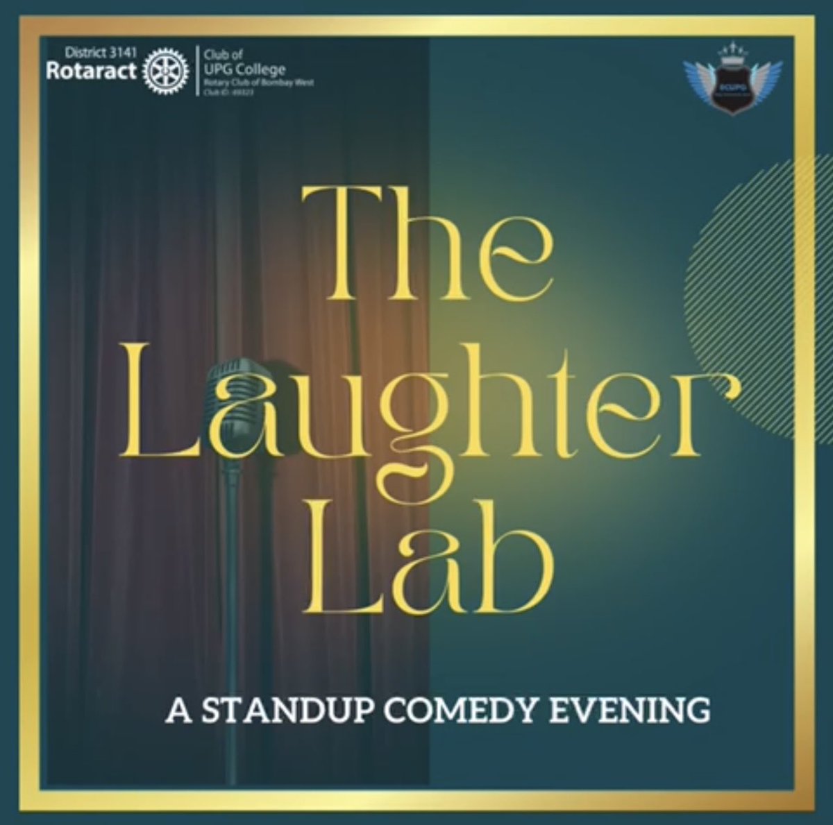 RotaractClubUPG's tweet photo. The Laughter lab, a club service initiative was organized on the 21st of January 😎

The Event was entertaining and the audience loved their time with the comics
We would like to thank our comics, Ishaan Doshi and Aaryan Lahori for entertaining our participants 👥

#rotarians https://t.co/TejgmLNRdi