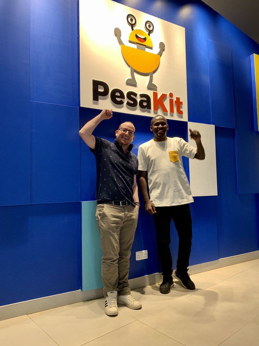 Another day another meeting with a fantastic <a href="/CF_BFA/">CF_BFA</a> portfolio founder in Nairobi 🇰🇪 , <a href="/mu2a/">Andrew Mutua</a> at <a href="/PesaKit_AI/">PesaKit</a> !!