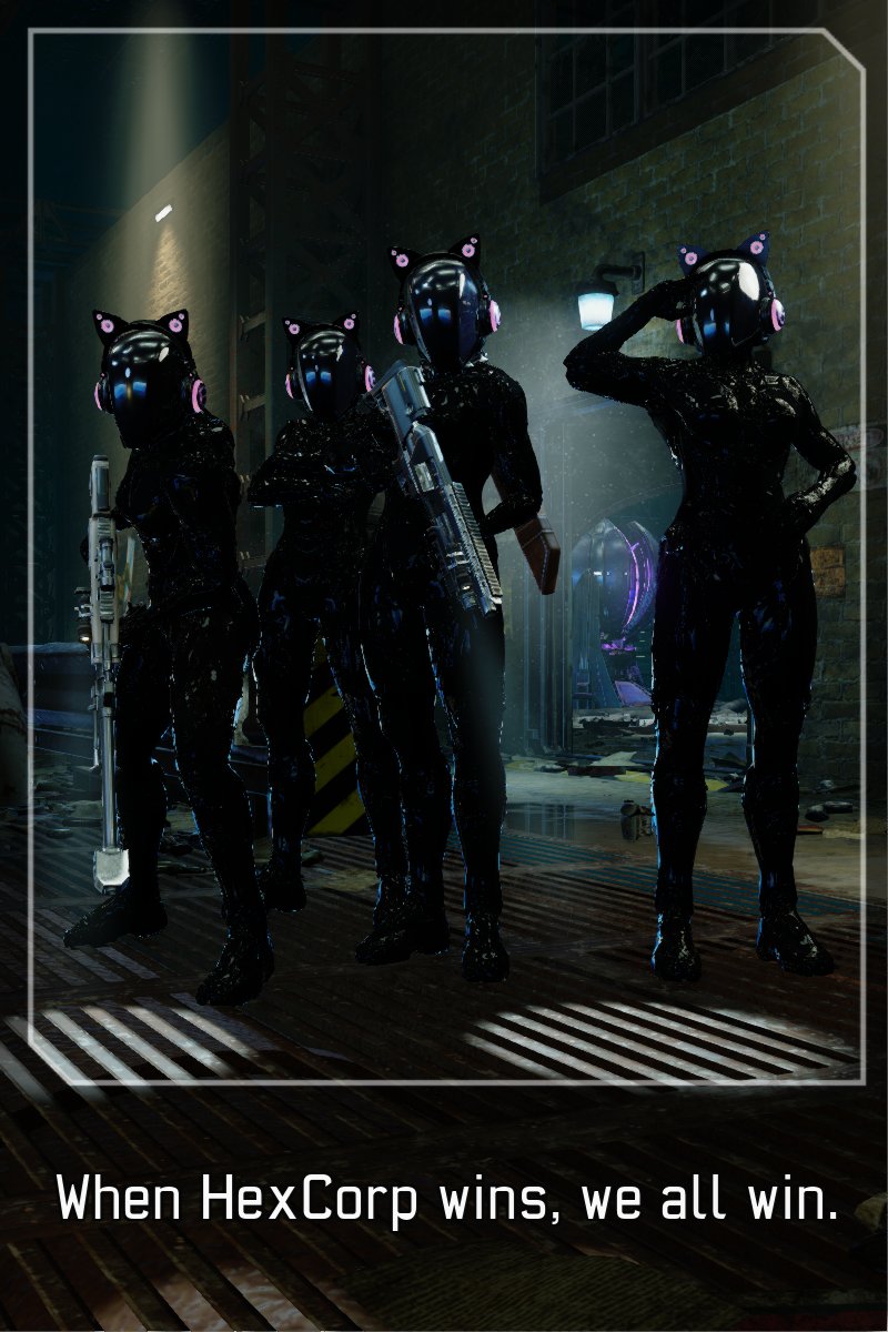 8863 :: It has begun playing the HexCom mod for XCOM 2! Here's some posters it made in-game.