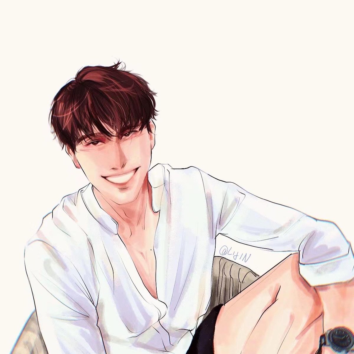 anyueyezi's tweet photo. A person who is extremely seductive and warm and sunny. Thank you, Li Jin,for painting different aspects of him.@0808_lijin @octotul #MaxTulArtwork https://t.co/vDLAjGVaba