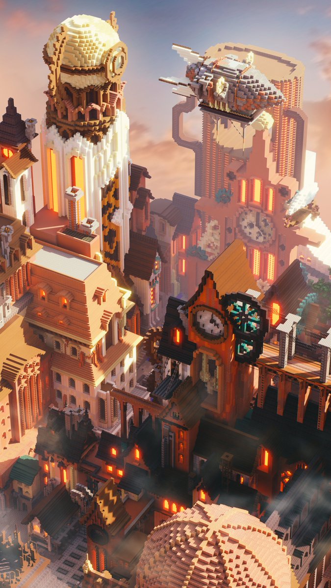 Steampunk project  
Built on <a href="/SeaStoryFR/">Seastory</a>  for <a href="/StoryCraft_mc/">StoryCraft - Serveur Survie/Semi-RP</a> with yanis2cab

Render by <a href="/iAleM_/">AleM</a> 🦾

----
#Minecraft #Minecraftbuilds #minecraft建築コミュ  #バニラ建築学部