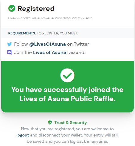 DenzilMacmaster's tweet photo. @LivesOfAsuna Done ✅ All the best to everyone 🥰 @reubdia https://t.co/SyYc9dN2mW