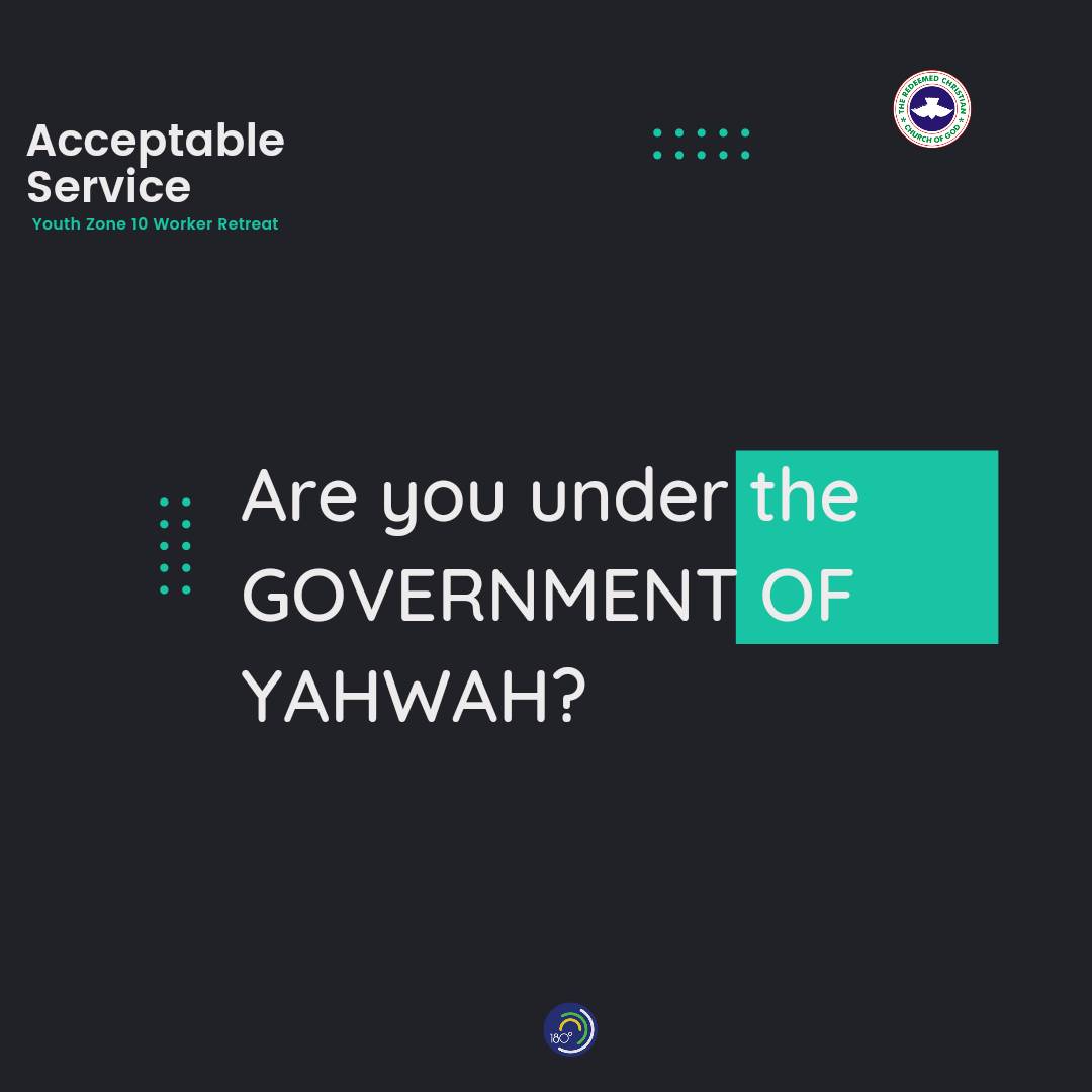 180dyc's tweet photo. Are you under the government of Yahwah?
#acceptableservice #Godfirst #zonalretreat #rccg https://t.co/ZyZ3vBxRQV