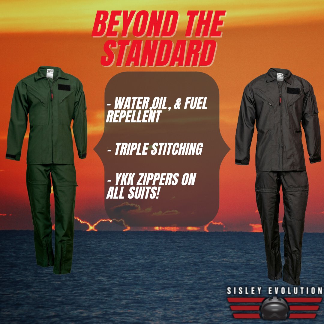 SEflightsuits's tweet image. We use high-quality nomex, triple stitch all seams, use YKK zippers, and make all flight suits to order. Try SE Flight Suits for your next order. Fast, reliable, and friendly service.

#sisleyevolution #seflightsuits #flightsuits
