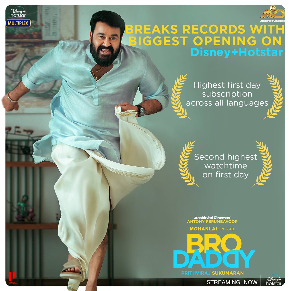 PrithviOfficial's tweet photo. 😊❤️🙏 #BroDaddy https://t.co/HDt9RuVKeM
