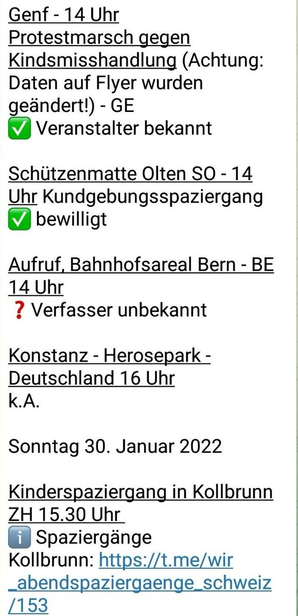 La_Hirt's tweet photo. heute und morgen finden in div. städten demos und "spaziergänge" statt. passt auf euch auf!
#BE2901 #Spaziergänge #demonstration https://t.co/XKjE3K8gvK