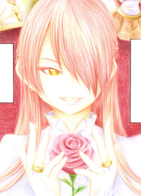 ウメさん、サクラさん、バラさん。
ブロッサムヒルの三騎士!
バラさんも好きよ～
#花騎士7周年 
#フラワーナイトガールイラスト 