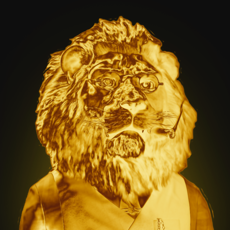 SnxwNFT's tweet photo. @Lucky_Lion_Club Made a Golden Lucky Lion. Been really hyped about this project and i'm active in the discord. https://t.co/YizWwYfF5r