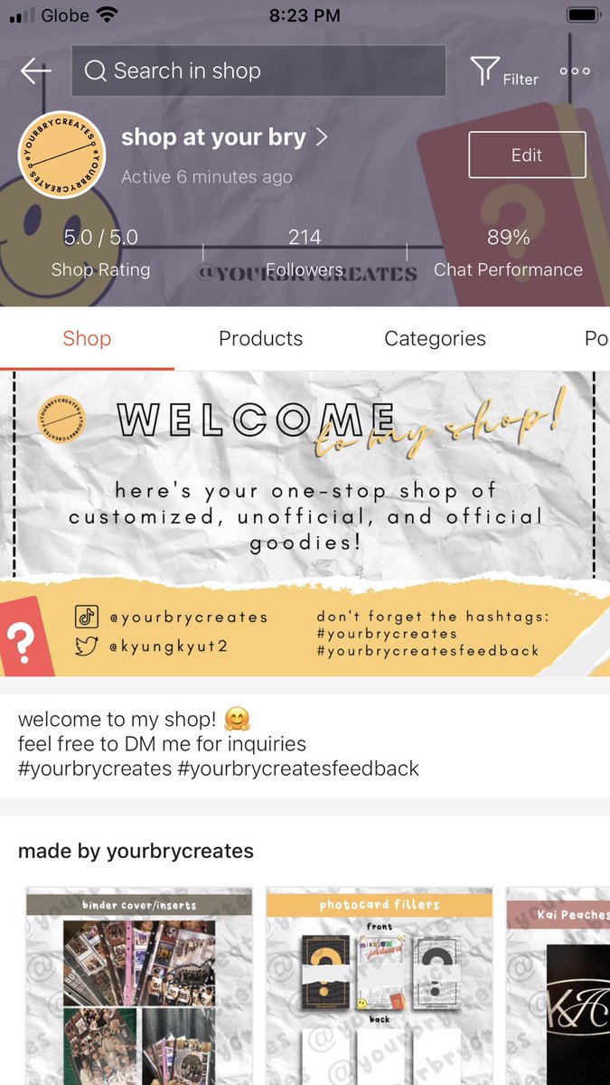 kyungkyut2's tweet photo. Help rt
Hello! Iโm a yourbrycreates, I do customization for binder covers and also sell unofficial and official kpop merch.
Avail yours now!
Link: https://t.co/Gm9tvwpQck
#yourbrycreates #yourbrycreatesfeedback
๐ท kpop A5 binder cover binder fillers unsealed album https://t.co/uNOGTjIcwh