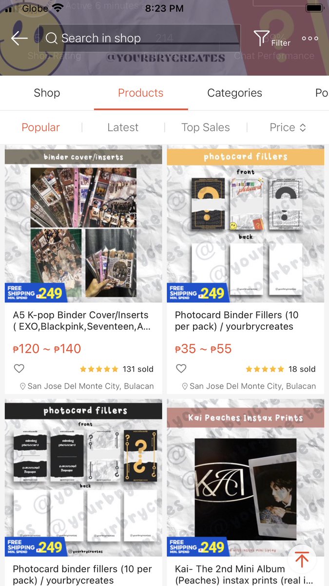kyungkyut2's tweet photo. Help rt
Hello! Iโm a yourbrycreates, I do customization for binder covers and also sell unofficial and official kpop merch.
Avail yours now!
Link: https://t.co/Gm9tvwpQck
#yourbrycreates #yourbrycreatesfeedback
๐ท kpop A5 binder cover binder fillers unsealed album https://t.co/uNOGTjIcwh