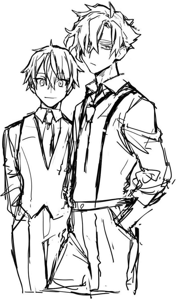 tsurukawakamo's tweet photo. 友達が考えてくれてる俳優パロの過去絵置いとこ https://t.co/aN1UKYFsKH