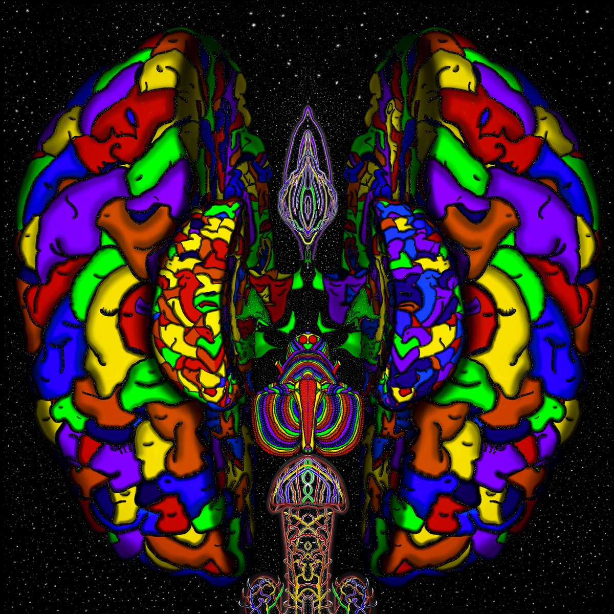 duke_yeboah's tweet photo. Grand Rising! 
Be still and Know, that you are connected to the Divine Power THAT CREATES UNIVERSES, so all will be well, as long as you focus your mind on it!
#trust #meditate #psychedelic #colorfulart #NFTs #multiverse 
 https://t.co/WuEG8U52iC via @opensea https://t.co/EsU0NrwP42