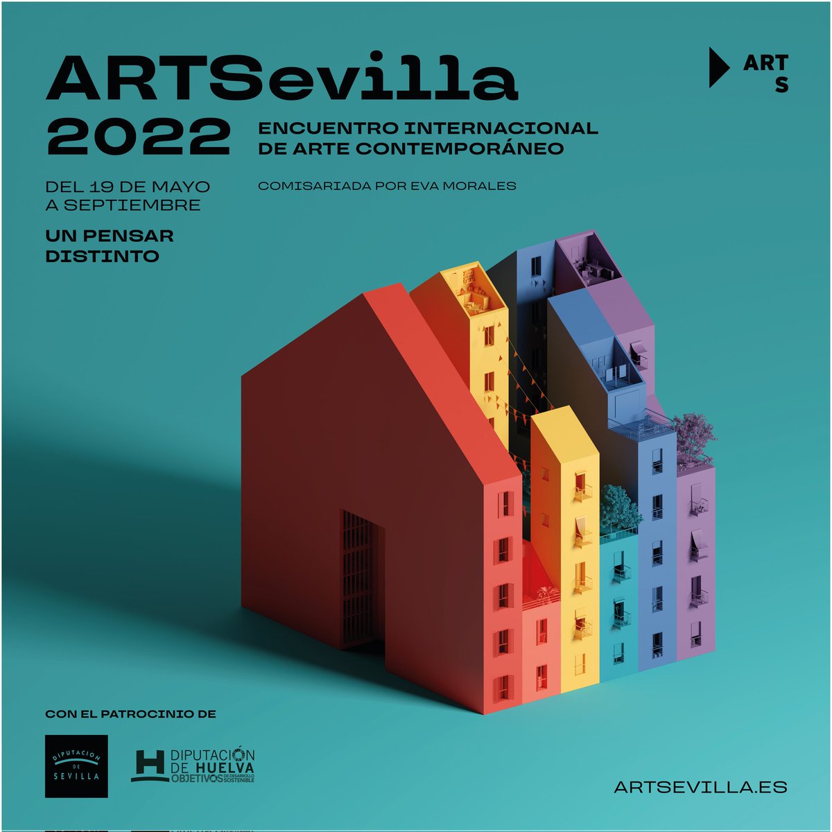 ¡#ARTSevilla vuelve!

<a href="/EvaMoralesARTS/">Eva Morales</a> comisaria en esta ocasión una muestra titulada #UnPensarDistinto que aglutina a #30artistas que pronto os daremos a conocer, ¿tenéis ganas de saber quiénes son? 

Patrocinan <a href="/DIPUSEVI/">Diputación de Sevilla</a> <a href="/DipuHU/">Diputación de Huelva</a>

Identidad visual <a href="/labsevilla/">Lab</a> + <a href="/nachetz/">nachetz</a>