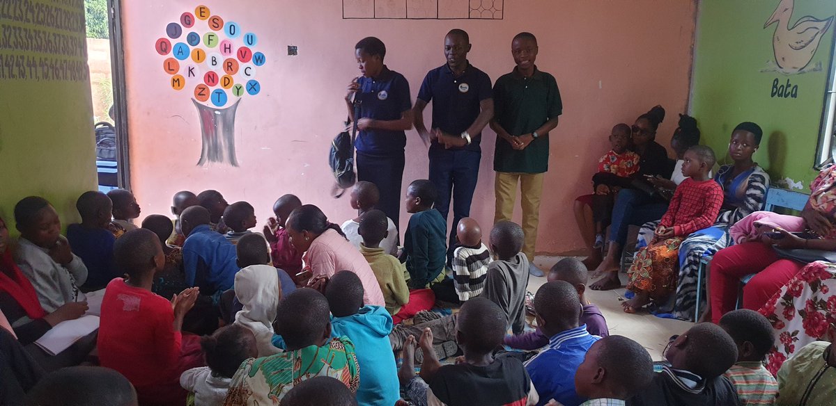 udomhealthclub's tweet photo. Our members giving health education to children at Helen operation restore hope foundation (HORH) at Ntyuka Dodoma.
#Encouragethem
#charity 
#udomhealthclub2022 
#vijanaNaAfya https://t.co/mTPy7Elk9H