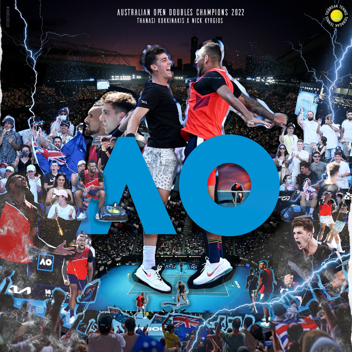 tiebreaktennis_'s tweet photo. Champions in Melbourne!
Congrats @TKokkinakis and @NickKyrgios !
#ATP #AusOpen #AustralianOpen #AusOpen22 #Kyrgios #kokkinakis #tiebreaktennis https://t.co/v7VpW7fj3r