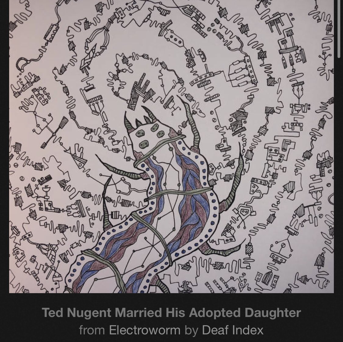 I see Ted Nugent is trending. Here is a nice little tune I wrote about him a couple years back. 
deusmarginalia.bandcamp.com/track/ted-nuge…