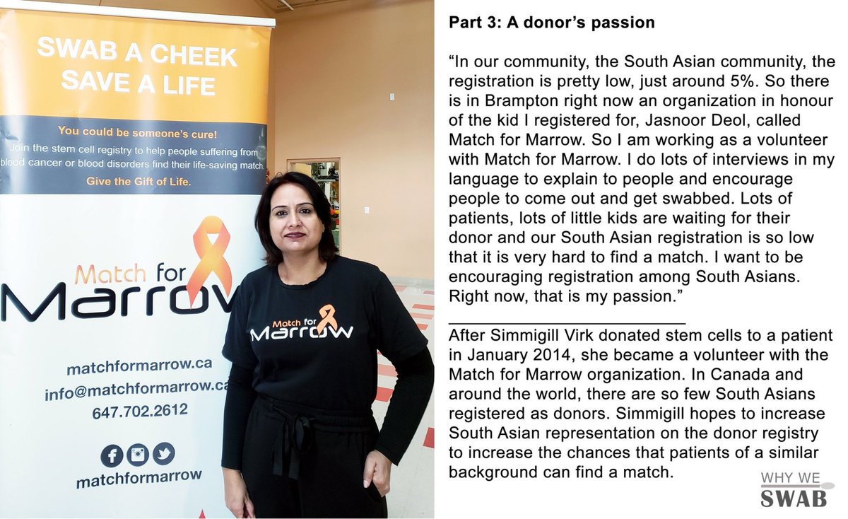 Simmigill story part 3. We are sharing Simmigill’s story to raise awareness about the need for South Asian stem cell donors. Visit stemcellclub.ca/SouthAsian to learn more about how you can become a stem cell donor and help save a life!