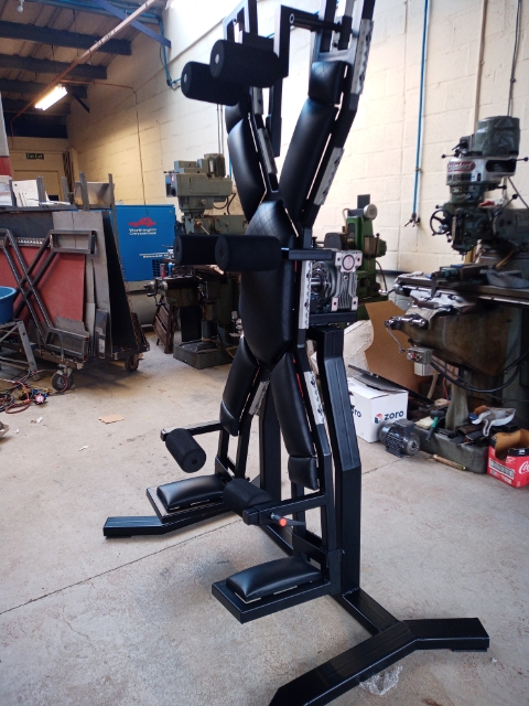 Enfettered8's tweet photo. Aircraft rail and straps for extra security and bondage and adjustable feet added to make one size fit the vast majority, a few non photo shopped pics from our workshop....#EverEvolving #EverImproving https://t.co/MPnCjCfXqr