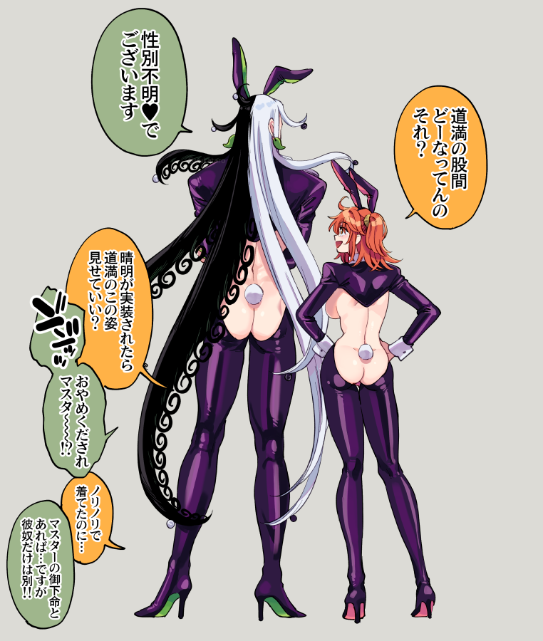 きのうが逆バニーの日だってこと、完全に忘れていた……………(道ぐだ♀再掲) 