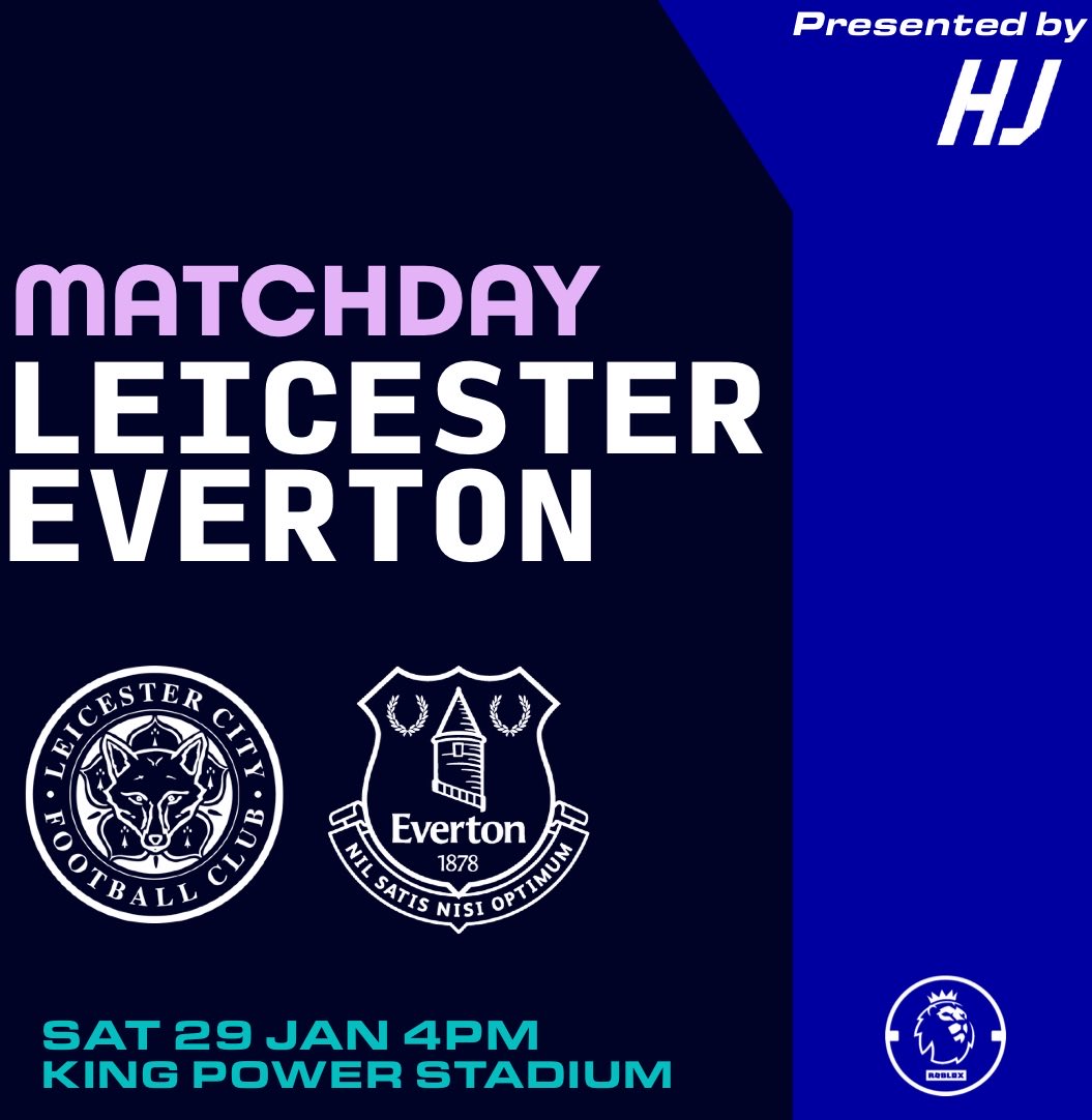EvertonFC_RPL's tweet photo. Matchday Today! The Toffies find ourselves facing Leicester at King Power. https://t.co/LPonxKfXDp