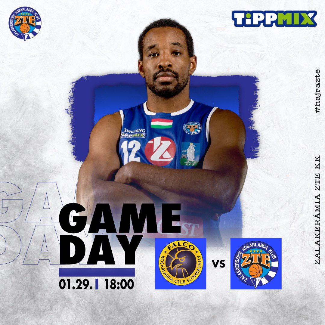 NB1/A Alapszakasz 2️⃣0️⃣. forduló 🔵⚪️
🏀 <a href="/falco_kc/">Falco-Vulcano Energia KC Szombathely</a> - <a href="/zte_kk/">Zalakerámia ZTE KK</a> 
🏢 Aréna Savaria
⏱ 1️⃣8️⃣: 0️⃣0️⃣

Hajrá Fiúk! 💪🏻