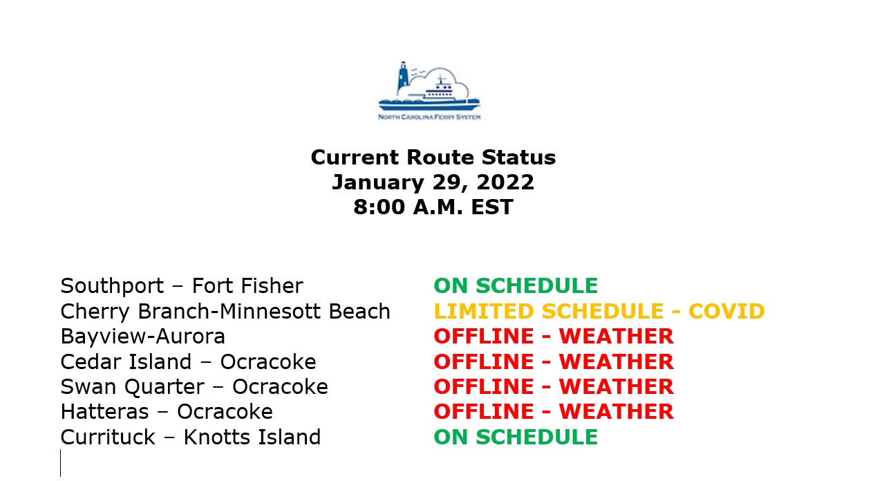 Nc Ferry Schedule 2022 Ncdot Ferry Division (@Ncdot_Ferry) / Twitter