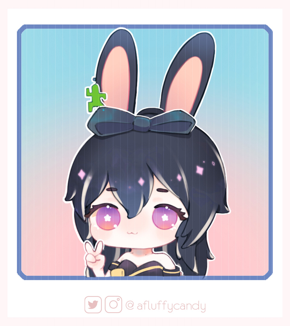 afluffycandy's tweet photo. Forgot to post this here. Some chibi bunnies I did for my vtuber friend. https://t.co/sxUOYIcEyr