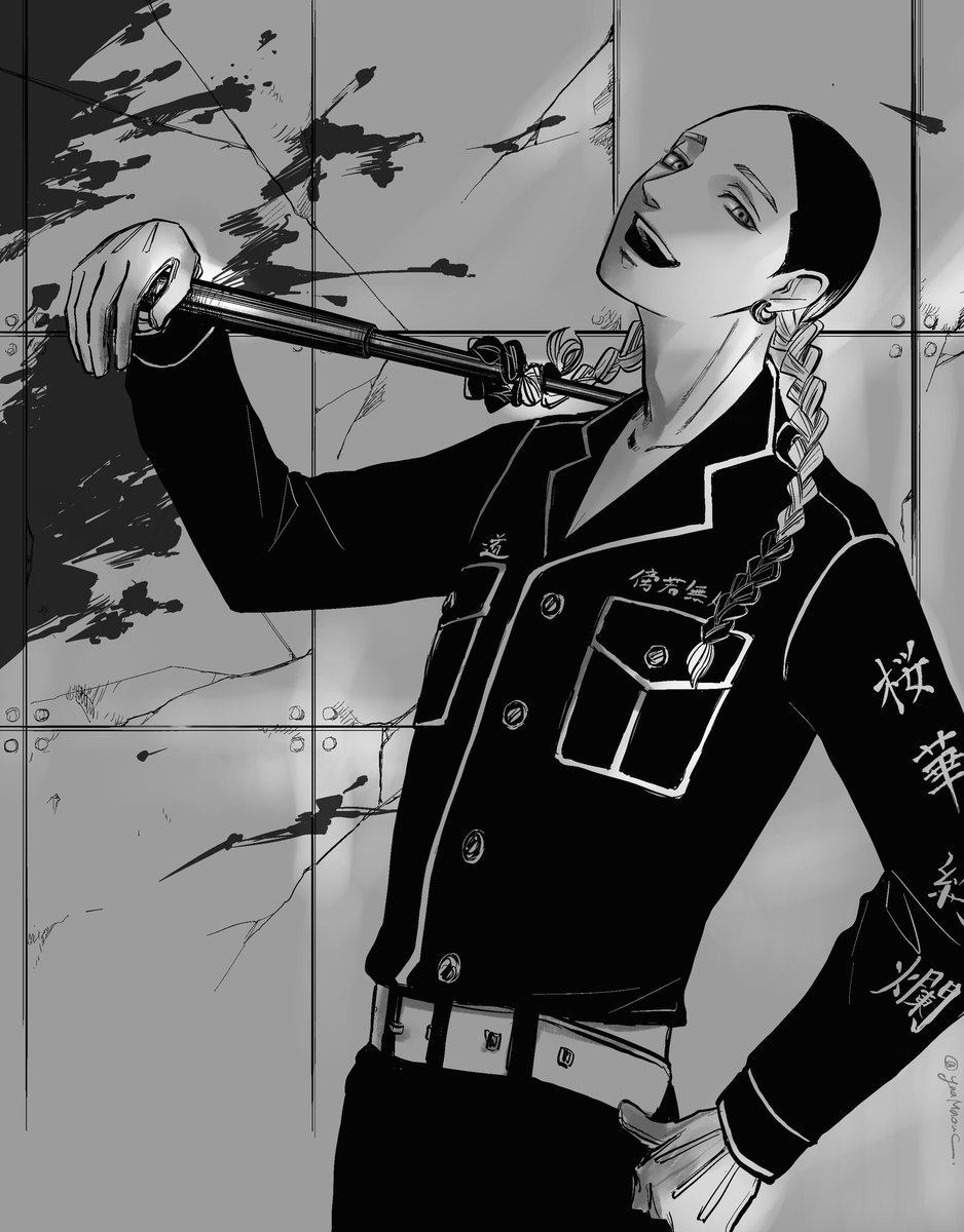 よく返り血を浴びてる蘭…血描くの実は好き #東京卍FA #灰谷蘭 