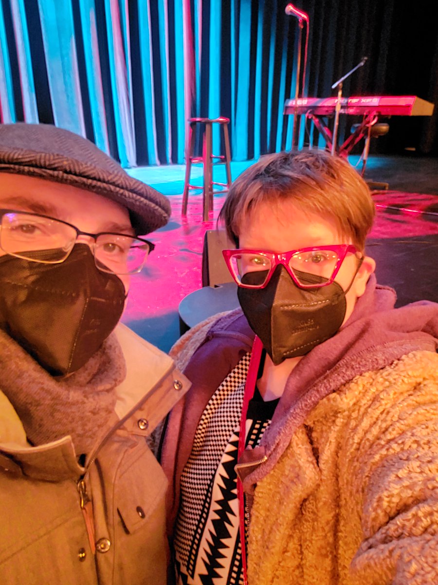 IOnlyTweetEllen's tweet photo. Amazing time last night @WarnerTheater #HelloAgain @TigNotaro Front row seats I could see the cuts in the floorboards from almost 100 years of use I could see Tig's adorable purple boots &amp; we got to talk about @billieeilish I have not laughed that hard in public for years ThankU https://t.co/iHBJXbdkhf