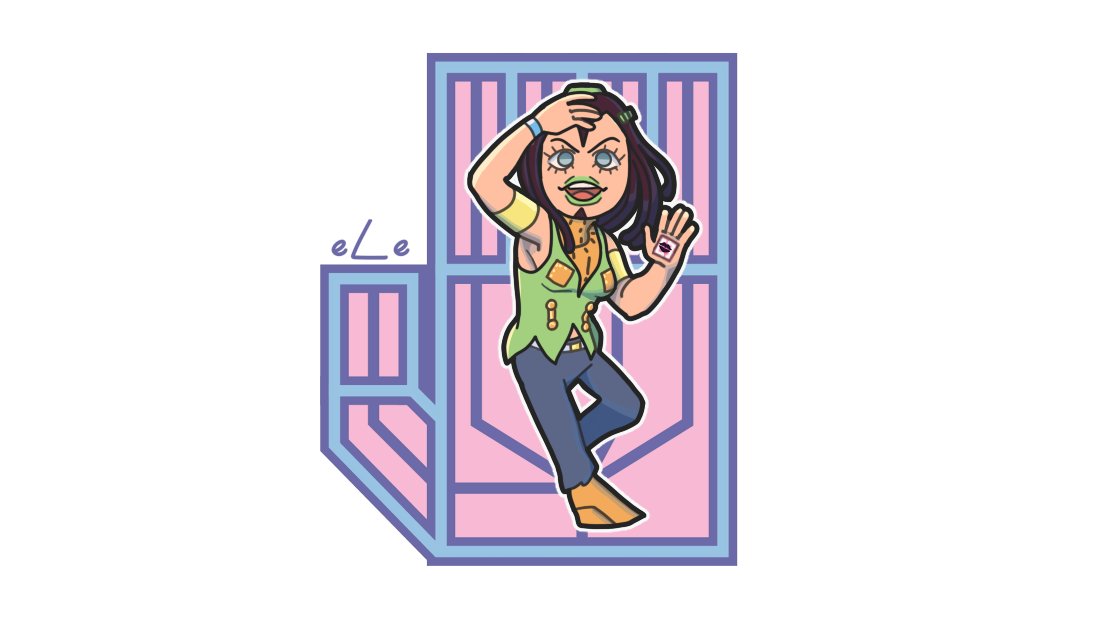 eleartee's tweet photo. Rock, Paper, Scissors, GUN!

Just trying out and making some stickers examples~

#StoneOcean #stone_ocean #jjba https://t.co/s5gVNPt8Im