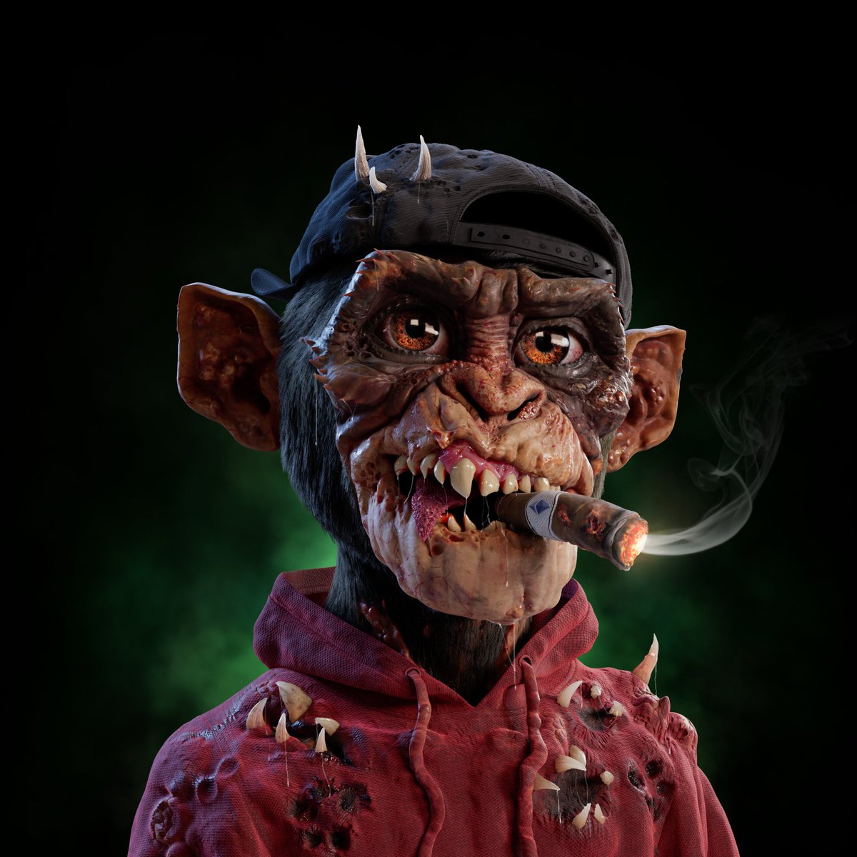 When you feed your Prime Ape with a Poisoned Banana, you will get an additional #INFECTEDAPE NFT!😍

There will be 3 levels.

This is only level 1 ... 👀