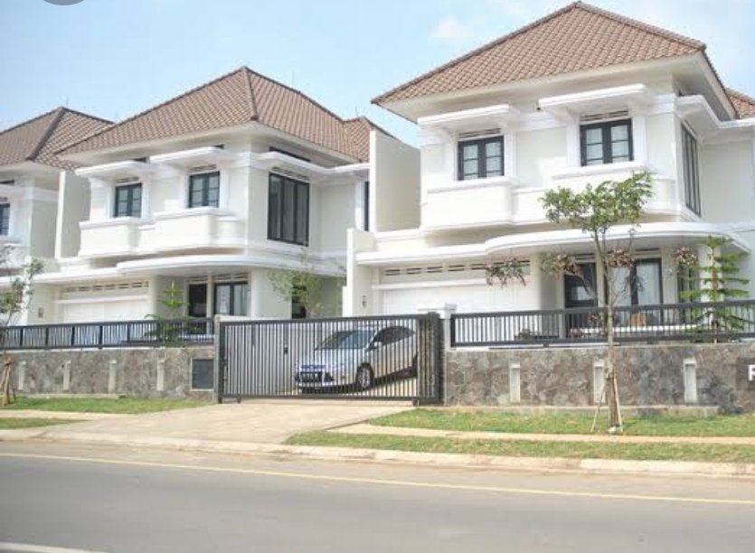Rumah impian                               kenyataan, ya udah tuker kurang saja kalo gitu.