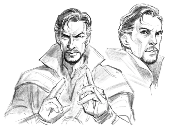 描いたことないキャラを描いてみる②
ドクター・ストレンジ 