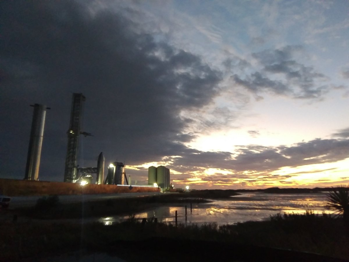 knapptimecreate's tweet image. Good morning, from Boca Chica. @SpaceX @SpaceXStarlink @spacex360 @rSpaceX @SpaceXStarship