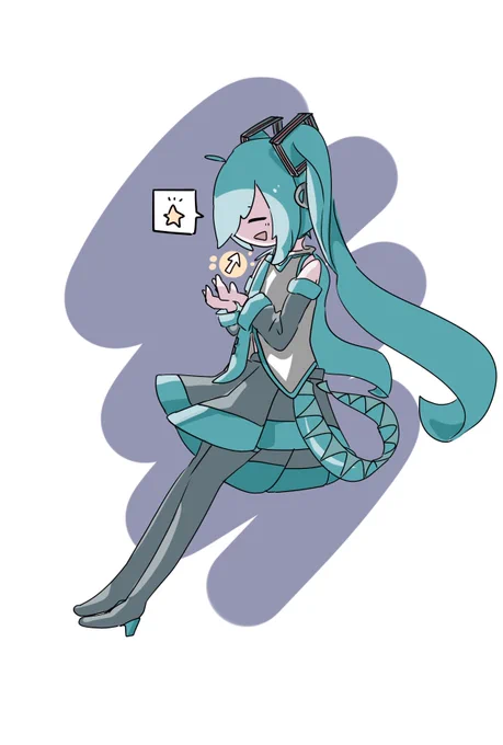 初音ミクさんとマスター☺️
「マスターはわたしの一番星🌟なんです」 