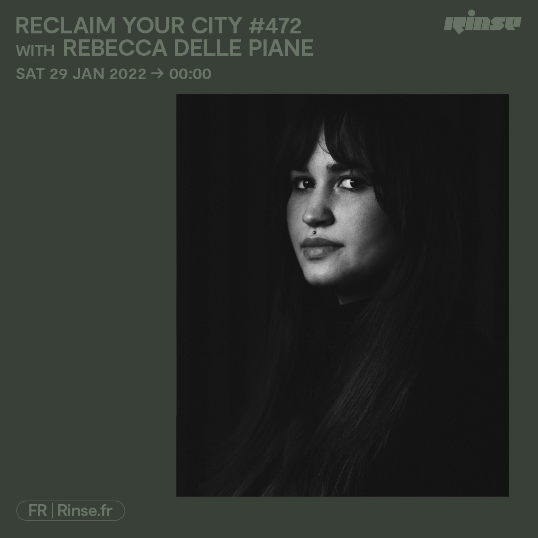 Il est minuit !

Tout de suite vous êtes avec le show #ReclaimYourCity #472 avec #RebeccaDellePiane !

🎶
rinse.fr/podcasts/

#verrouillé 🔒 rinse.fr/player