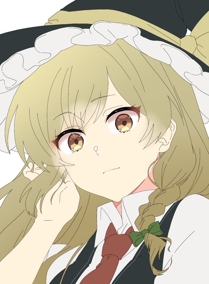 霧雨魔理沙 「塗り方どうしようかずっと悩んでる魔理沙 」|ウサホリ@例大祭き15abのイラスト