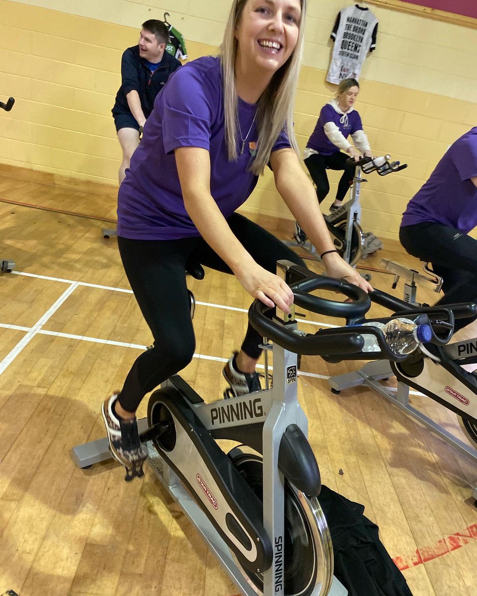 Team McCaffery 💜🚴‍♀️ spinning for <a href="/NIPANC_/">NIPANC</a>