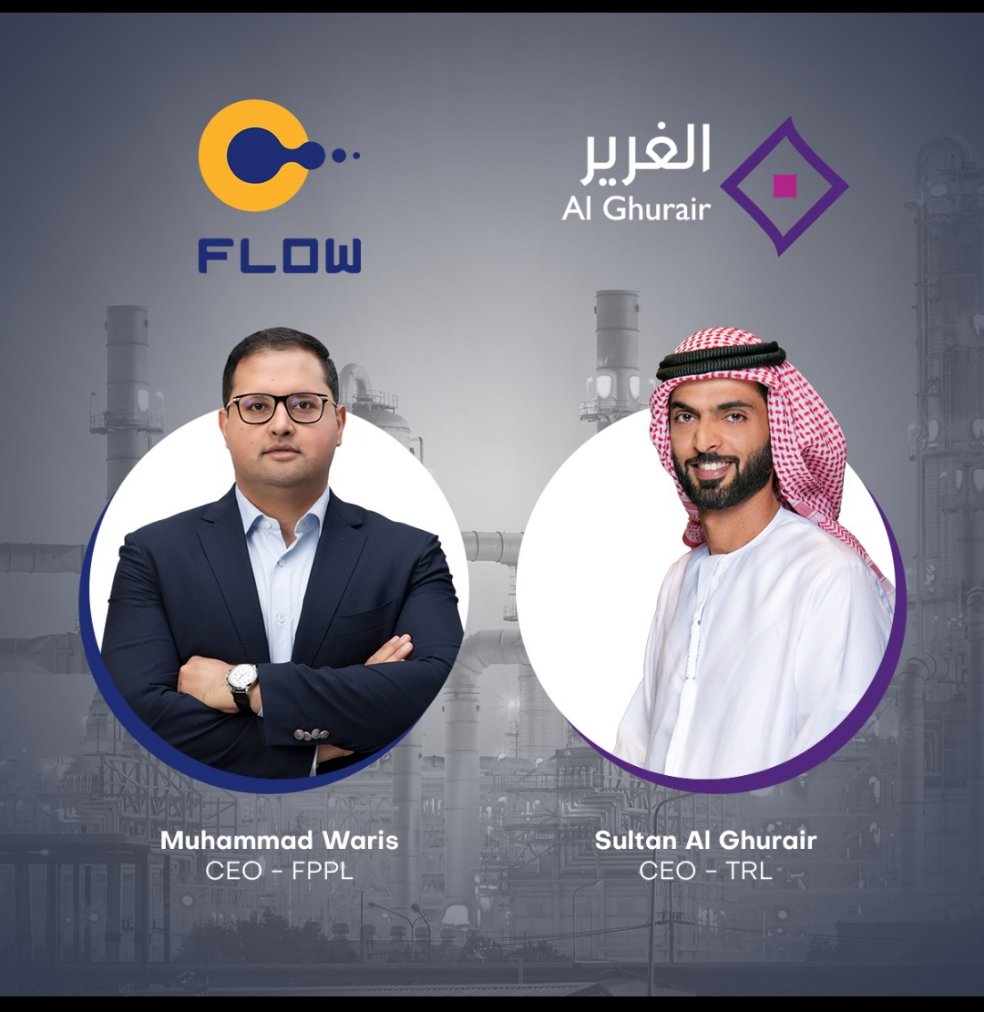 usmangillani11's tweet image. Thinking Big #Flowpetroleum
&quot;ACQUISITION STATEMENT”

Flow Petroleum (Pvt)Limited(FPPL), the OMC based in Pakistan is pleased to announce the MOU signed between Muhammad Waris , CEO FPPL and Sultan Al Ghurair CEO TransAsia Refinery Limited, for the 100% ownership