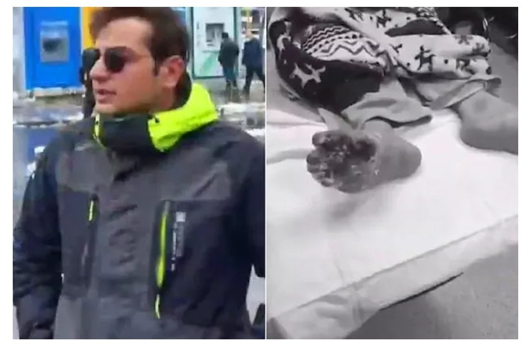 muhendisyenn's tweet photo. İstanbul'da bir genç, Afgan uyruklu gaspçı tarafından kıyafetlerine kadar gasp edildi.  Zanlı yakalanırken, 23 yaşındaki Berkay Köklü'nün yaşadığı korkunç olay. 7 saat yerlerde süründü. Km'lerce çıplak ayaklarda yürüdü, soğuktan yanan ayakları kesilecek. 😔 #istifa https://t.co/2Icu5WnpI0